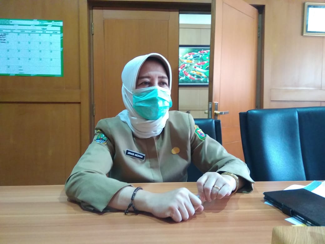 Kepala Dinas Kesehatan Kabupaten Bandung, Grace Mediana.