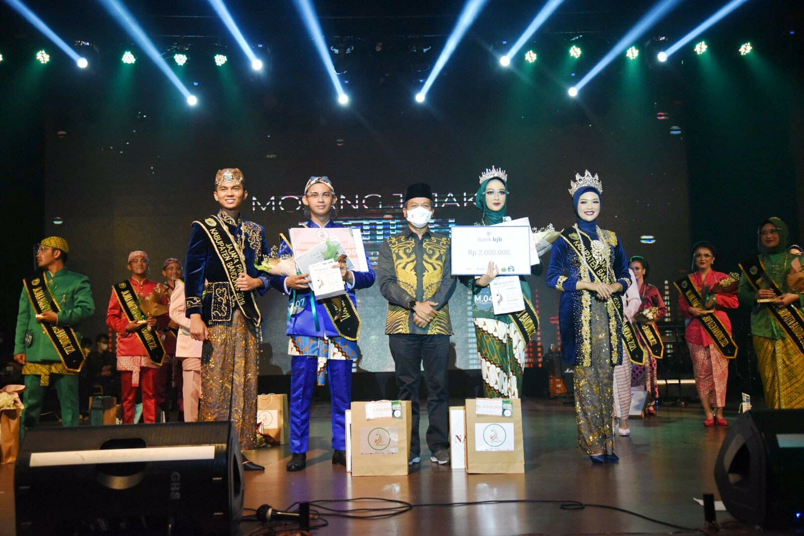 Acara Grand Final Pasanggiri Mojang Jajaka Kabupaten Bandung di GBS, Soreang, Sabtu (30/10)
