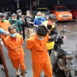 Tiga pelaku pencurian dan kekerasan di wilayah Kelurahan Melong, Kecamatan Cimahi Selatan. (Istimewa)
