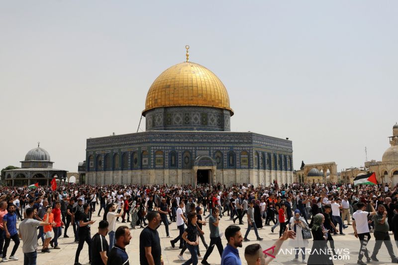 palestina israel yahudi beribadah al aqsa