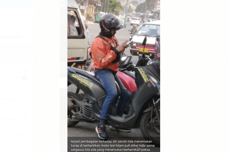 Tangkapan layar dari akun Instagram korban berisi foto dokumentasi sepeda motor miliknya