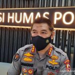 Kepala Bagian Penerangan Umum (Kabagpenum) Divisi Humas Mabes Polri Kombes Pol Ahmad Ramadhan, Kamis (8/7/2021). (ANTARA/Laily Rahmawaty/am.)