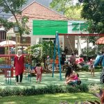Dok. Salah satu taman di Kota Bandung, yang mulai didatangi masyarakat. Sabtu (9/10).