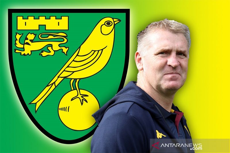 Dean Smith ditunjuk sebagai pelatih kepala baru Norwich City untuk mengarungi sisa musim Liga Inggris 2021/22. ANTARA/Gilang Galiartha.