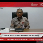 Tangkapan layar Deputi Bidang Koordinasi Pemerataan Pembangunan Wilayah dan Penanggulangan Bencana Kemenko PMK Letjen TNI (Purn) Dr. Sudirman dalam diskusi virtual, Jakarta, Selasa (30/11/2021) (ANTARA/Prisca Triferna)
