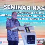 Tangkapan layar Direktur Jenderal Administrasi Hukum Umum (Dirjen AHU) Kemenkumham RI Cahyo R Muzhar pada diskusi Rekonstruksi Politik Hukum Kewarganegaraan Indonesia Untuk Menjamin Perlindungan dan Kepastian Hukum Warga Negara di Jakarta, Senin. (ANTARA/(HO-Humas Kemenkumham)