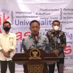 Tangkapan layar Komisioner Pemantauan dan Penyelidikan Komnas HAM Mohammad Choirul Anam memberikan keterangan pers di Jakarta, Senin. (ANTARA/Muhammad Zulfikar)