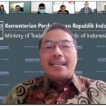 Direktur Jenderal Pengembangan Ekspor Nasional, Didi Sumedi melakukan pelepasan ekspor perdana 2 ton ikan kering dari pelabuhan Tanjung Mas, Semarang, ke Taiwan secara virtual pada Selasa (16 Nov).
