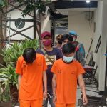 DIRINGKUS: Dua pelaku aksi pengeroyokan di Jl. Titiran dan Jl. Puter Kota Bandung. (Sandi Nugraha/Jabar Ekspres)