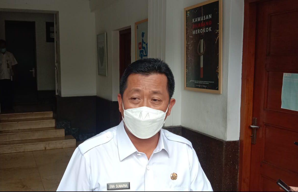 Sekretaris Daerah Kota Bandung sekaligus Ketua Satgas Covid-19 Kota Bandung, Ema Sumarna. (Foto: Sandi Nugraha/Jabar Ekspres)