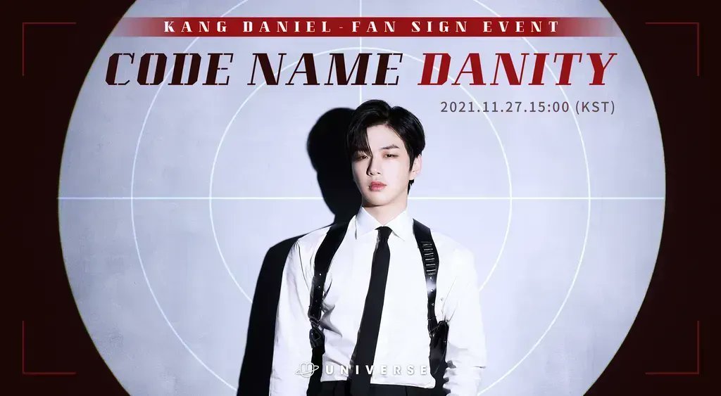 Kang daniel fansign code name danity