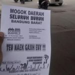 Dok. Ajakan Mogok Daerah Seluruh Buruh Bandung Barat. Foto Prajab