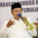 Wakil Gubernur Jawa Barat Uu Ruzhanul Ulum ketika peringati momen sumpah pemuda