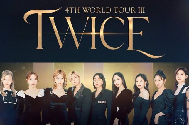 Poster TWICE 4th World Tour III. (Soompi)