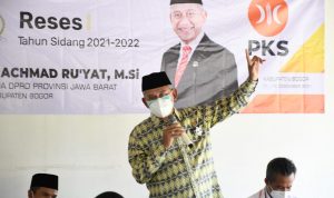 Ahmad Ru'yat ketika menggelar reses di Tajurhalang Bogor