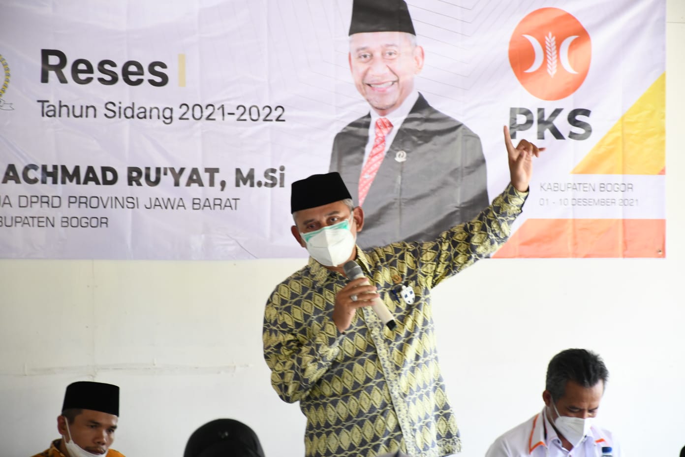 Ahmad Ru'yat ketika menggelar reses di Tajurhalang Bogor