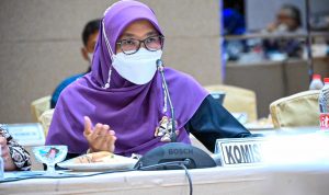 Anggota Komisi IX DPR RI Netty Prasetiyani Aher ketika mengemukakan pendapat mengenai peningkatan kasus AIDS di Indonesia