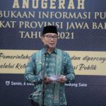 Gubernur Jabar Ridwan Kamil ketika menghadiri KIP Award