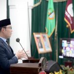 Gubernur Jawa Barat Ridwan Kamil saat menghadiri pelantikan pengurus Pergubi DPD Jabar di Gedung Sate belum lama ini
