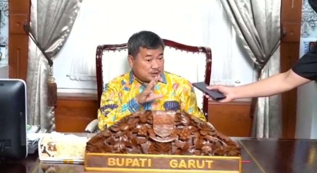 Hasil screenshoot dari video pendek Bupati Garut Rudy Gunawan