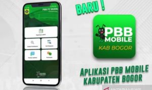 Poster aplikasi e-PBB mobile milik Pemerintah Kabupaten (Pemkab) Bogor, Jawa Barat. ANTARA/HO-Pemkab Bogor