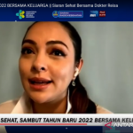 uru Bicara Pemerintah untuk Penanganan COVID-19 sekaligus Duta Kebiasaan Baru dr Reisa Broto Asmoro dalam siaran daring yang diikuti dari Jakarta, Senin (27/12/2021). (Antara/Devi Nindy)