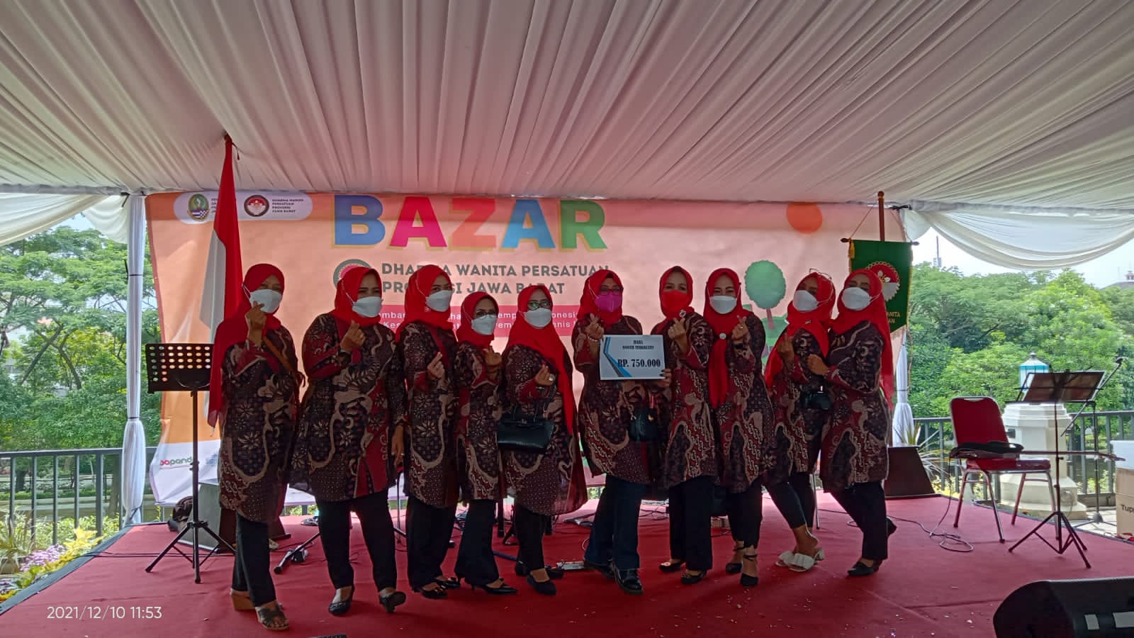 Dharma Wanita Bandung Barat Raih Juara 1 Pada Pameran UMKM Jawa Barat.