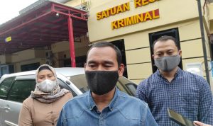 Kasat Reskrim Polrestabes Bandung, AKBP Rudi Trihandono , memberi keterangan soal tindaklajut pelaku kdrt yang sempat viral.