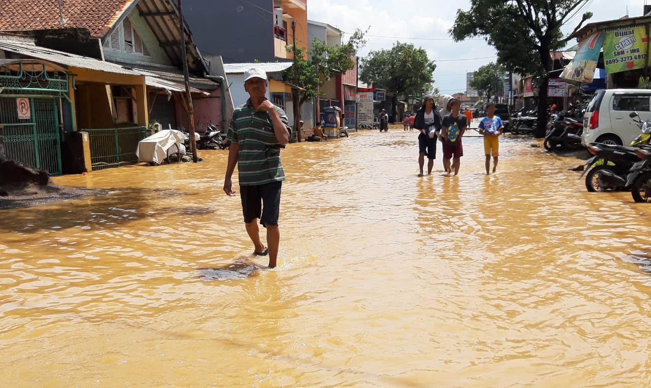 Ilustrasi: Banjir di Baleendah Kecamatan Baleendah Kabupaten Bandung. (Yully S Yulianty/Jabar Ekspres)