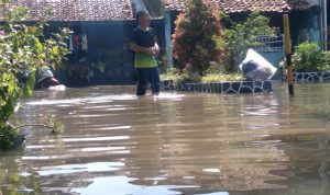 Banjir di wilayah Kelurahan Rancaekek Kencana, Kecamatan Rancaekek, Kabupaten Bandung. (Jabar Ekspres)