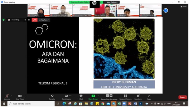Apresiasi Telkom kepada Pelanggan Prioritas IndiHome Jabar Melalui Webinar Loyalty Antisipasi Omicron
