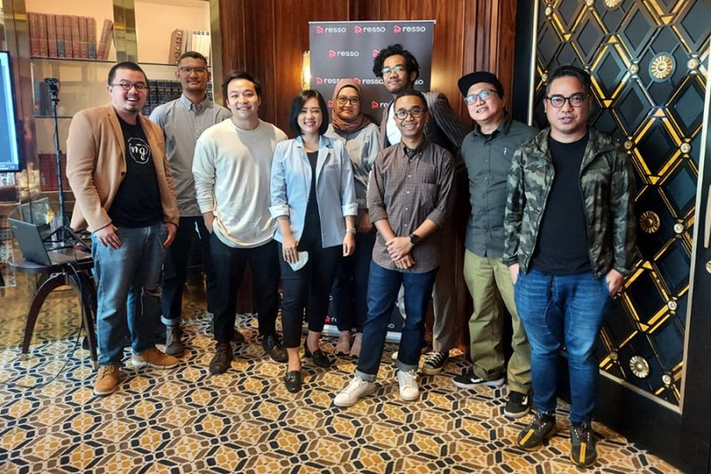 Resso menyelenggarakan Breakfast with Resso (BwR) seri keempat di tahun 2021 dengan topik "Industri Musik Indonesia 2022: Ayo Hadapi Tantangan dan Raih Peluang-peluang di Era Hibrida". (ANTARA/Suci Nurhaliza)