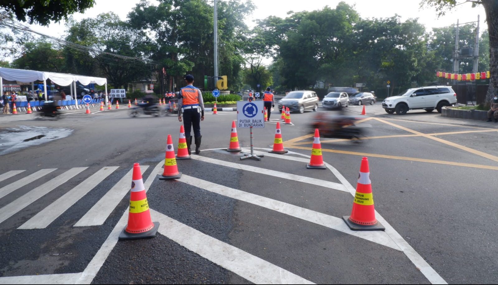 Sering Terjadi Kecelakaan, Lalu Lintas Tiga Simpang Jalan di Kota Bandung Direkayasa