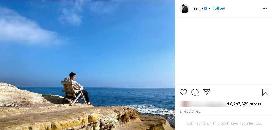 RM BTS di Instagram [Instagram/@rkive]