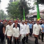 Presiden Joko Widodo saat menghadiri acara penganugerahan Pini Sepuh di Paguyuban Pasundan, Bandung pada Minggu (11/11/2018). Foto: Bayu Prasetyo/Antara