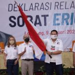 Deklarasi Relawan Sobat Erick untuk memberikan dukungan maju di Pilpres 2024