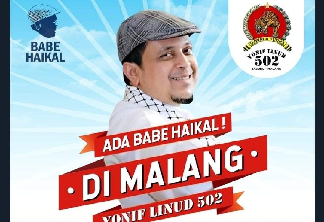 TNI AD Desak Haikal Hasan Minta Maaf Soal Poster Ceramah