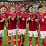 Para pemain Timnas Garuda Indonesia harus puas diposisi Runner Up