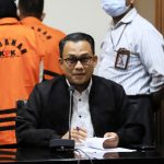 Plt Juru Bicara Komisi Pemberantasan Korupsi (KPK) Ali Fikri di Gedung KPK, Jakarta, Kamis (13/1/2022). (Dery Ridwansah/JawaPos.com)