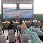 Suasana kegiatan Musrebang Kelurahan Ratu Jaya Tahun 2023 diGOR Rawageni (istimewa).