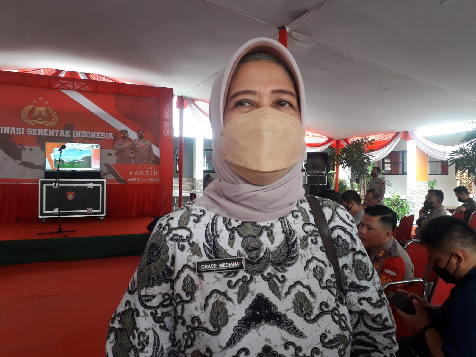Kepala Dinas Kesehatan (Dinkes) Kabupaten Bandung, Grace Mediana Purnami.