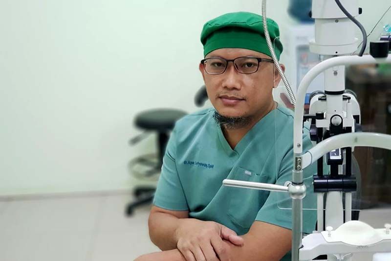 Dokter spesialis mata RSI Banjarnegara, dr Agus Setyawan SpM. ANTARA/HO-RSI Banjarnegara