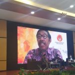 Kepala KASN dan IAPA Pusat, Agus Pramusinto, saat seminar nasional "Legitimasi dan Implikasi Penetapan 20 Pj Kepala Daerah di Jawa Barat" yang digelar Fisip Unpas, pada Jumat (11/2).