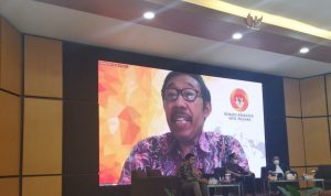 Kepala KASN dan IAPA Pusat, Agus Pramusinto, saat seminar nasional "Legitimasi dan Implikasi Penetapan 20 Pj Kepala Daerah di Jawa Barat" yang digelar Fisip Unpas, pada Jumat (11/2).