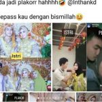 Tangkapan layar unggahan seorang istri yang jengkel karena suaminya selingkuh. menjadi viral di media sosial.