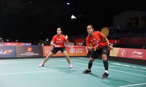 Ganda putri Nita Violina Marwah/Lanny Tria Mayasari menjadi penentu kemenangan Indonesia pada final BATC 2022. (Humas PP PBSI)