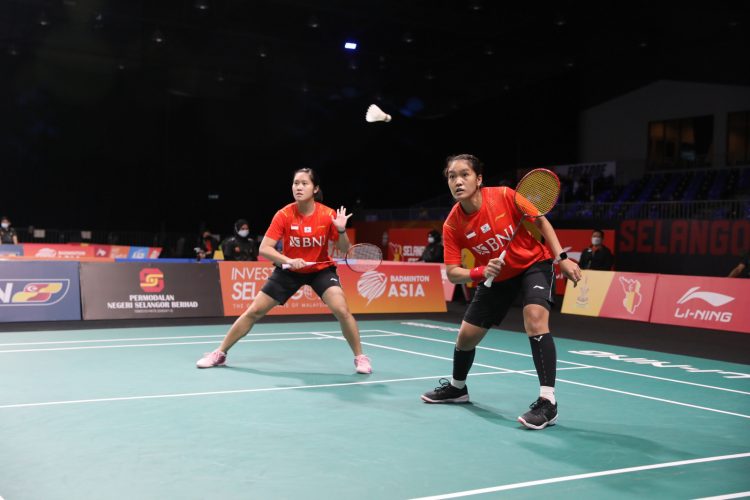 Ganda putri Nita Violina Marwah/Lanny Tria Mayasari menjadi penentu kemenangan Indonesia pada final BATC 2022. (Humas PP PBSI)