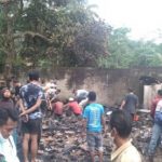 Lokasi rumah yang terbakar di Kampung Tipar, Desa Hegarmanah, Kecamatan Karangtengah, Kabupaten Cianjur