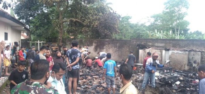 Lokasi rumah yang terbakar di Kampung Tipar, Desa Hegarmanah, Kecamatan Karangtengah, Kabupaten Cianjur