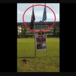 Tangkapan layar video pengibaran bendera bintang kejora di Universitas Mataram.